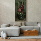 Canvas Print Vase of Hollyhocks by Vincent van Gogh