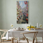 Paris Street Flags Classic Canvas Print