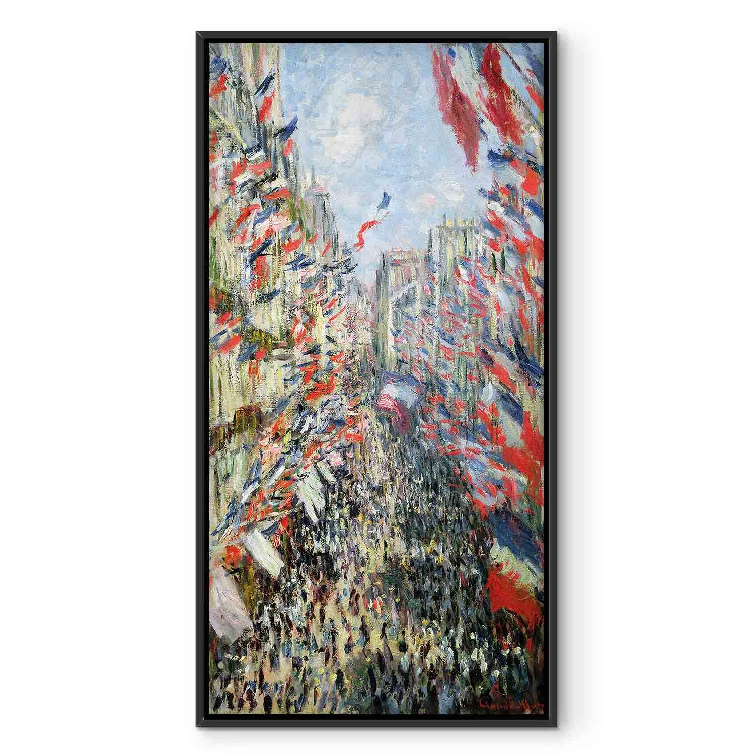 Paris Street Flags Classic Canvas Print