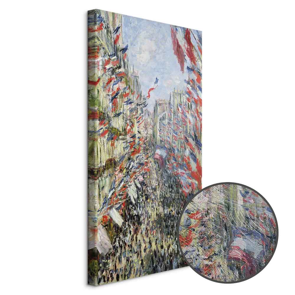 Paris Street Flags Classic Canvas Print