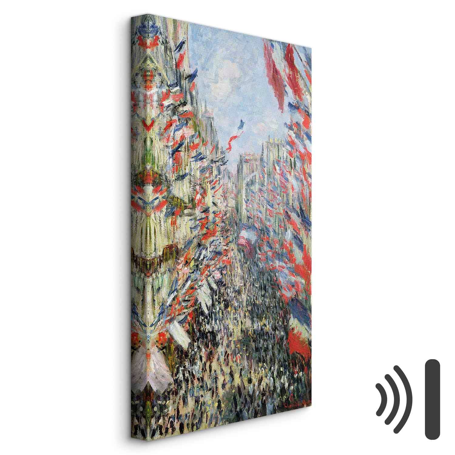 Paris Street Flags Classic Canvas Print