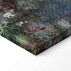 Monet Waterlilies Green Reflections Canvas Print