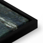 Canvas Print Waterlilies: Green Reflections