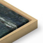 Canvas Print Waterlilies: Green Reflections