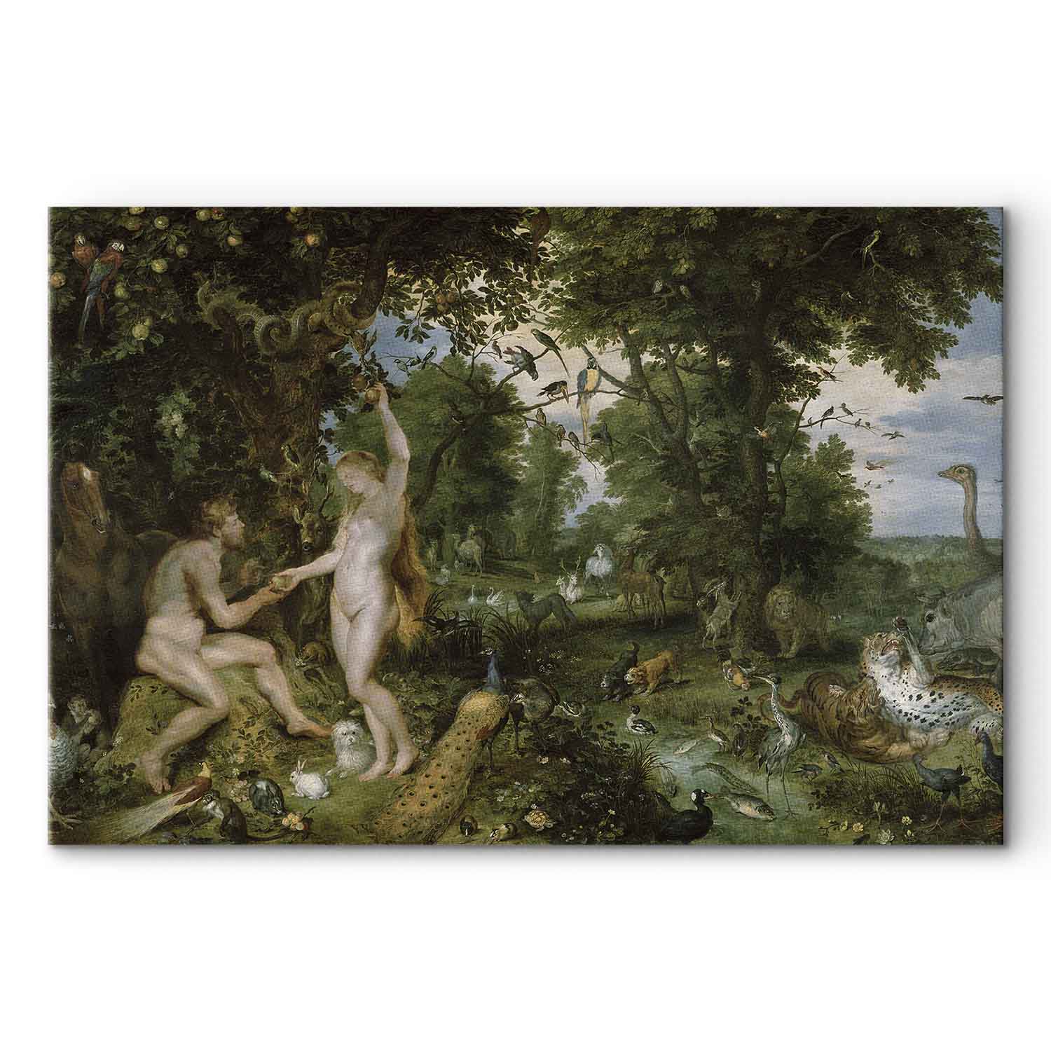 Garden of Eden Baroque Classic Canvas Print