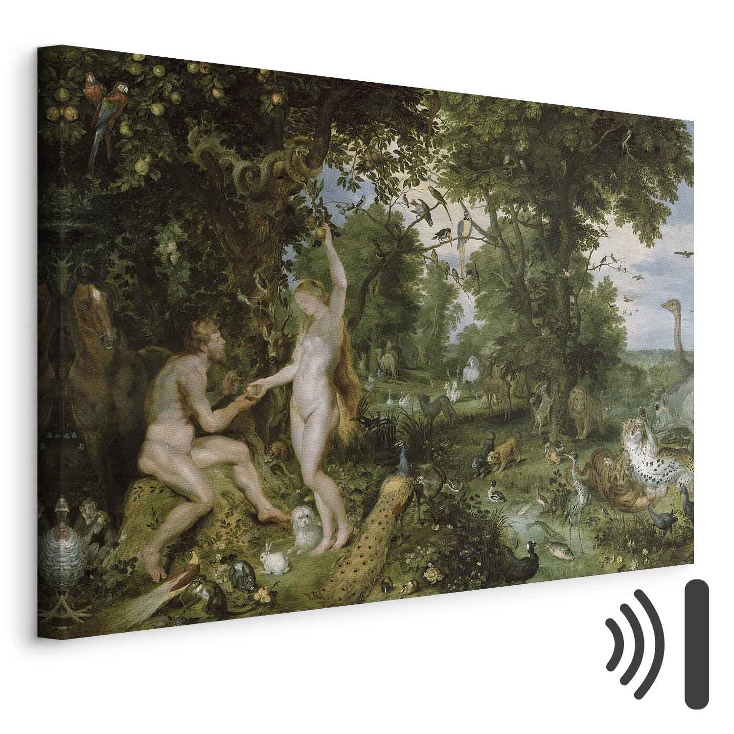 Garden of Eden Baroque Classic Canvas Print
