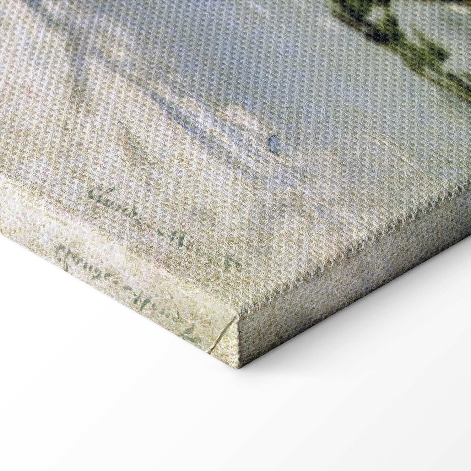 Monet Winter Landscape Classic Canvas Print