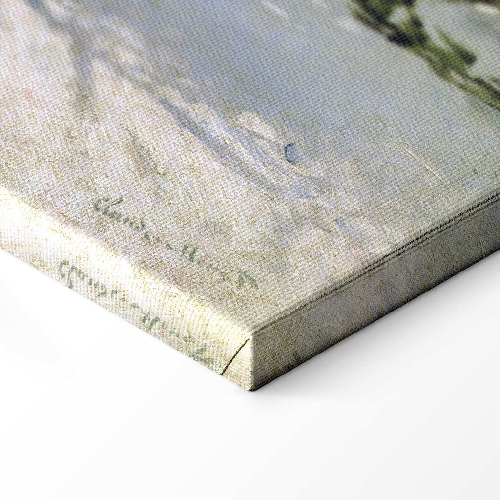 Monet Winter Landscape Classic Canvas Print