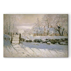 Monet Winter Landscape Classic Canvas Print