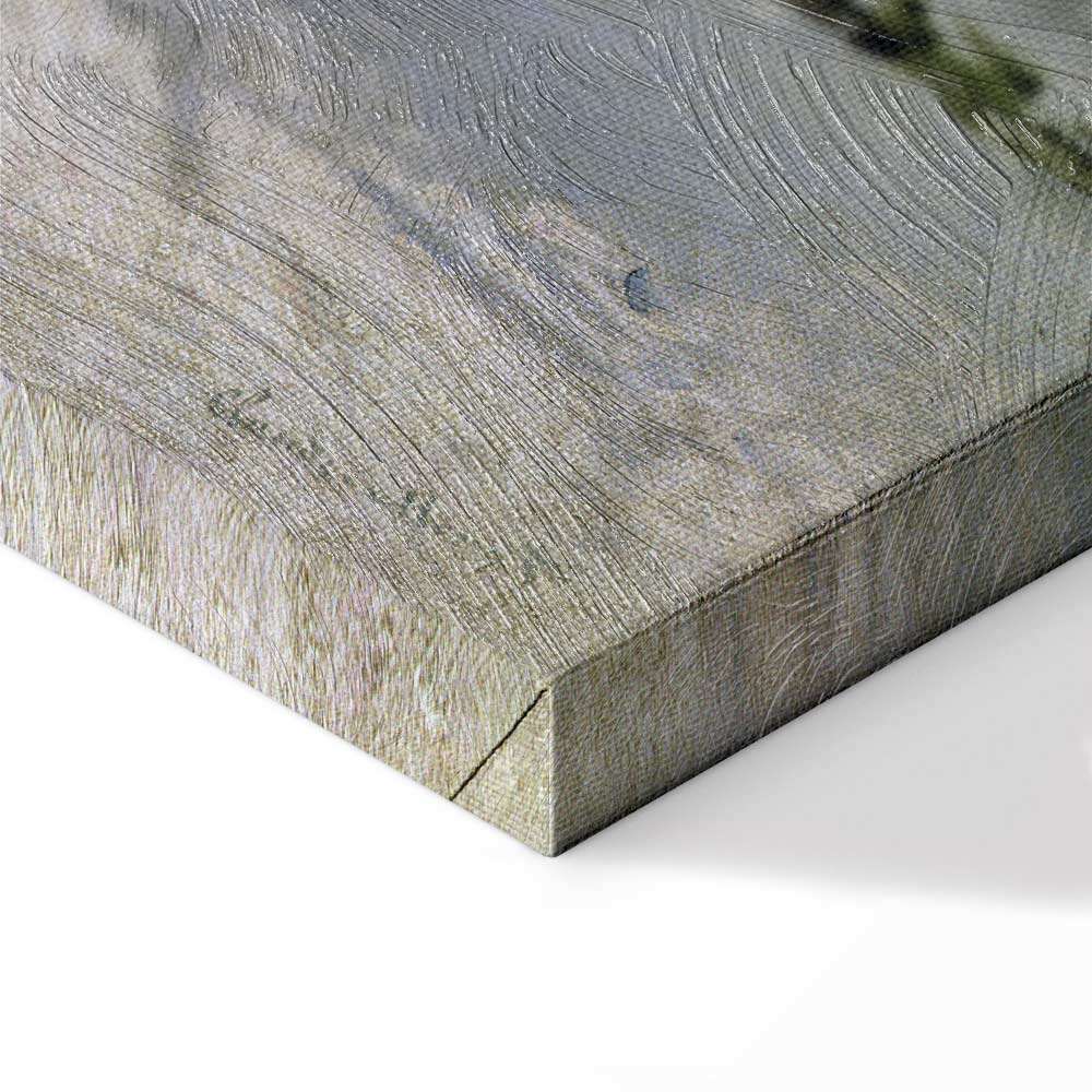 Monet Winter Landscape Classic Canvas Print