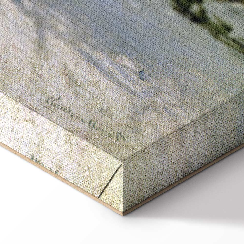 Monet Winter Landscape Classic Canvas Print