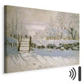 Monet Winter Landscape Classic Canvas Print