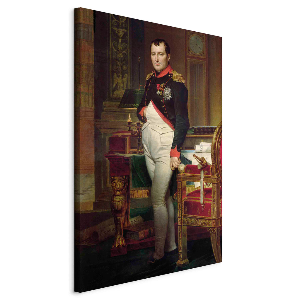 Canvas Print Napoleon Bonaparte (Jacques-Louis David)