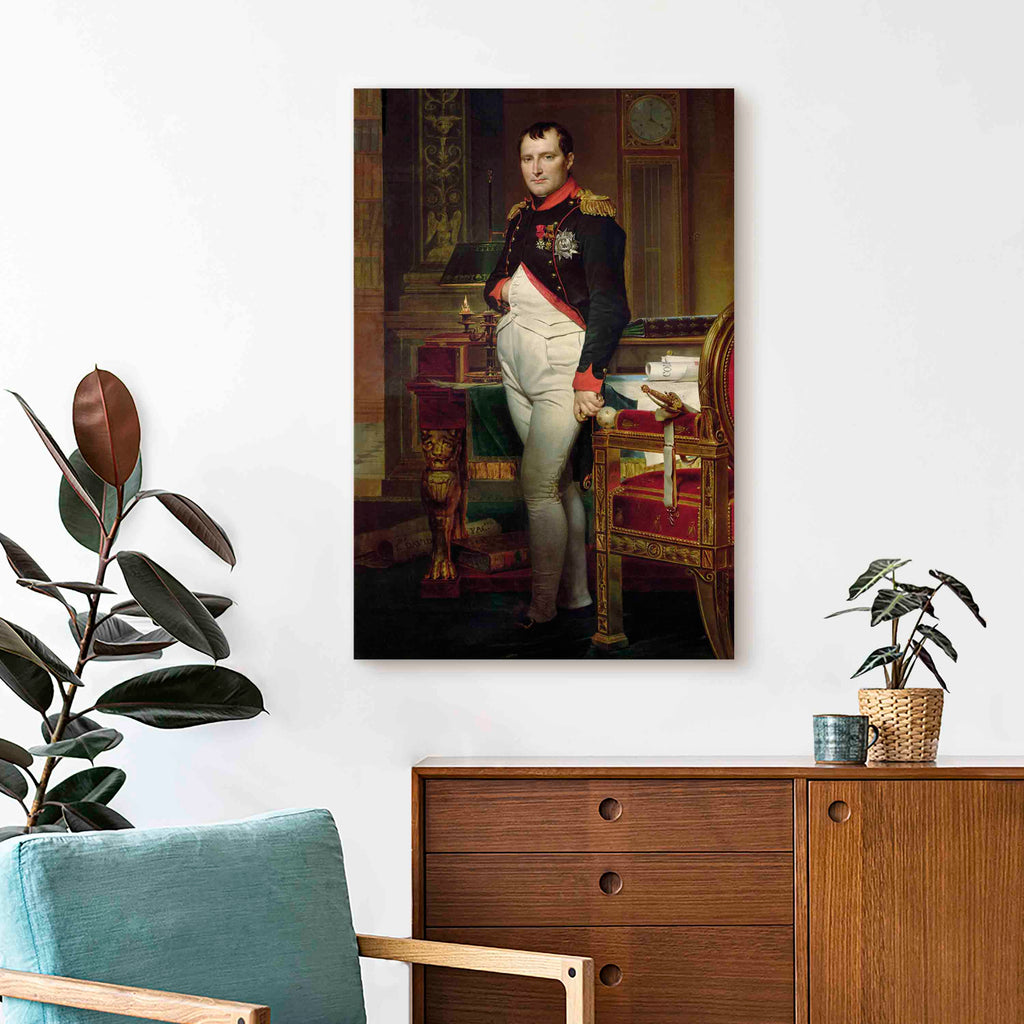 Canvas Print Napoleon Bonaparte (Jacques-Louis David)
