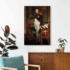 Canvas Print Napoleon Bonaparte (Jacques-Louis David)