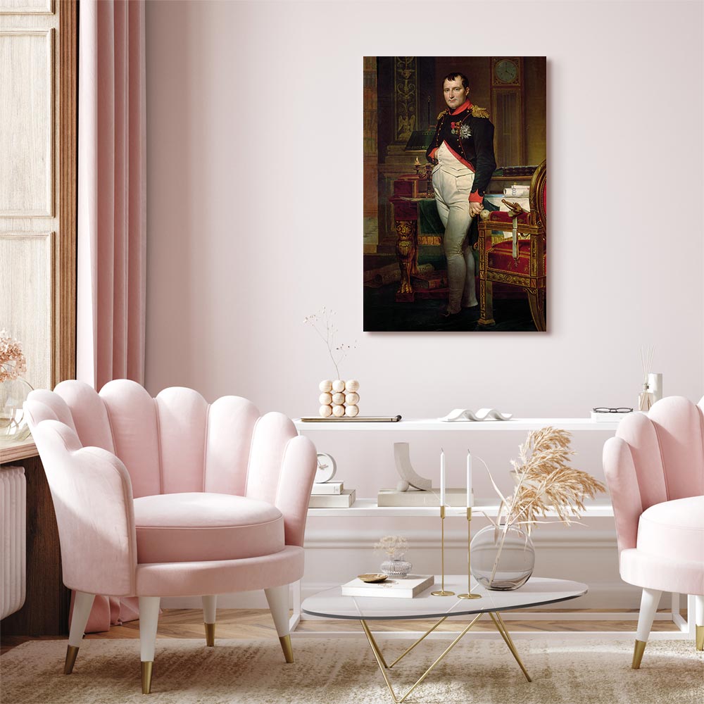 Canvas Print Napoleon Bonaparte (Jacques-Louis David)