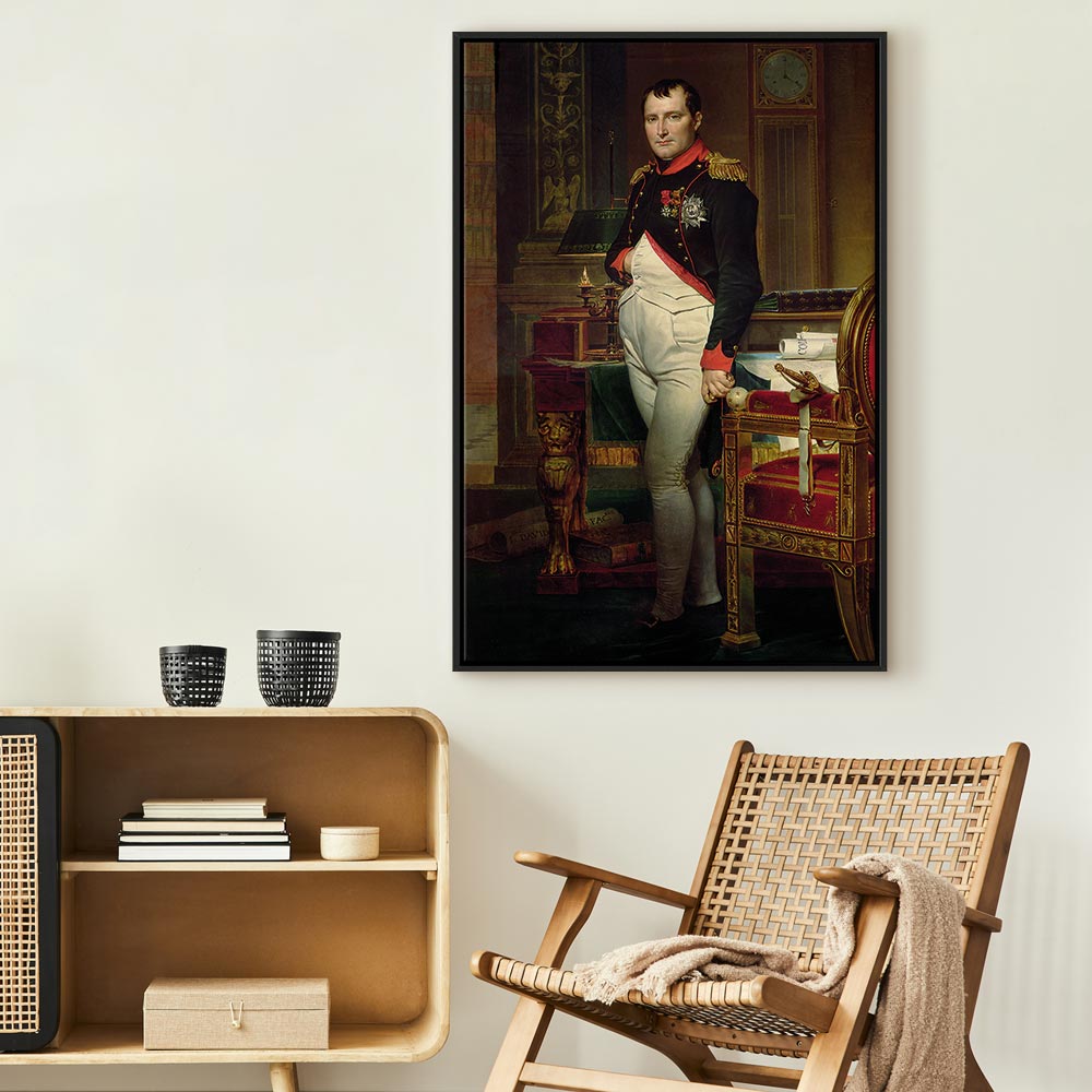 Canvas Print Napoleon Bonaparte (Jacques-Louis David)