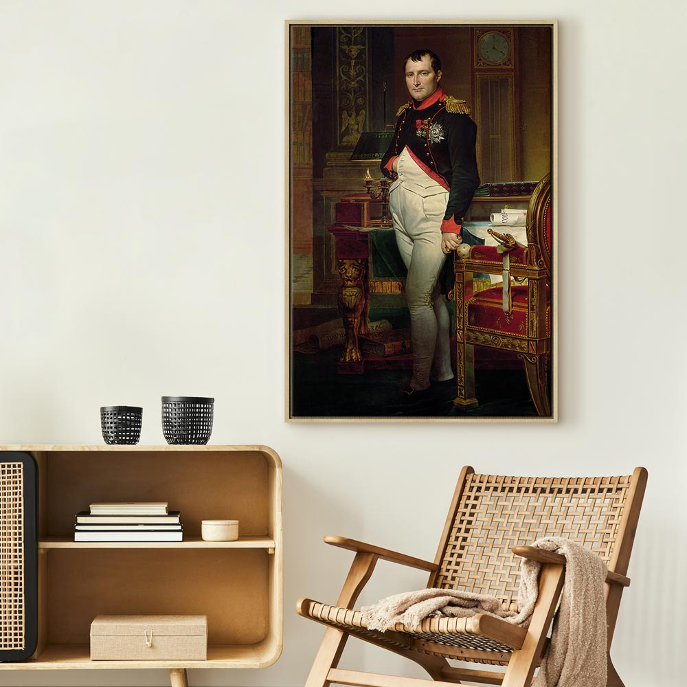 Canvas Print Napoleon Bonaparte (Jacques-Louis David)