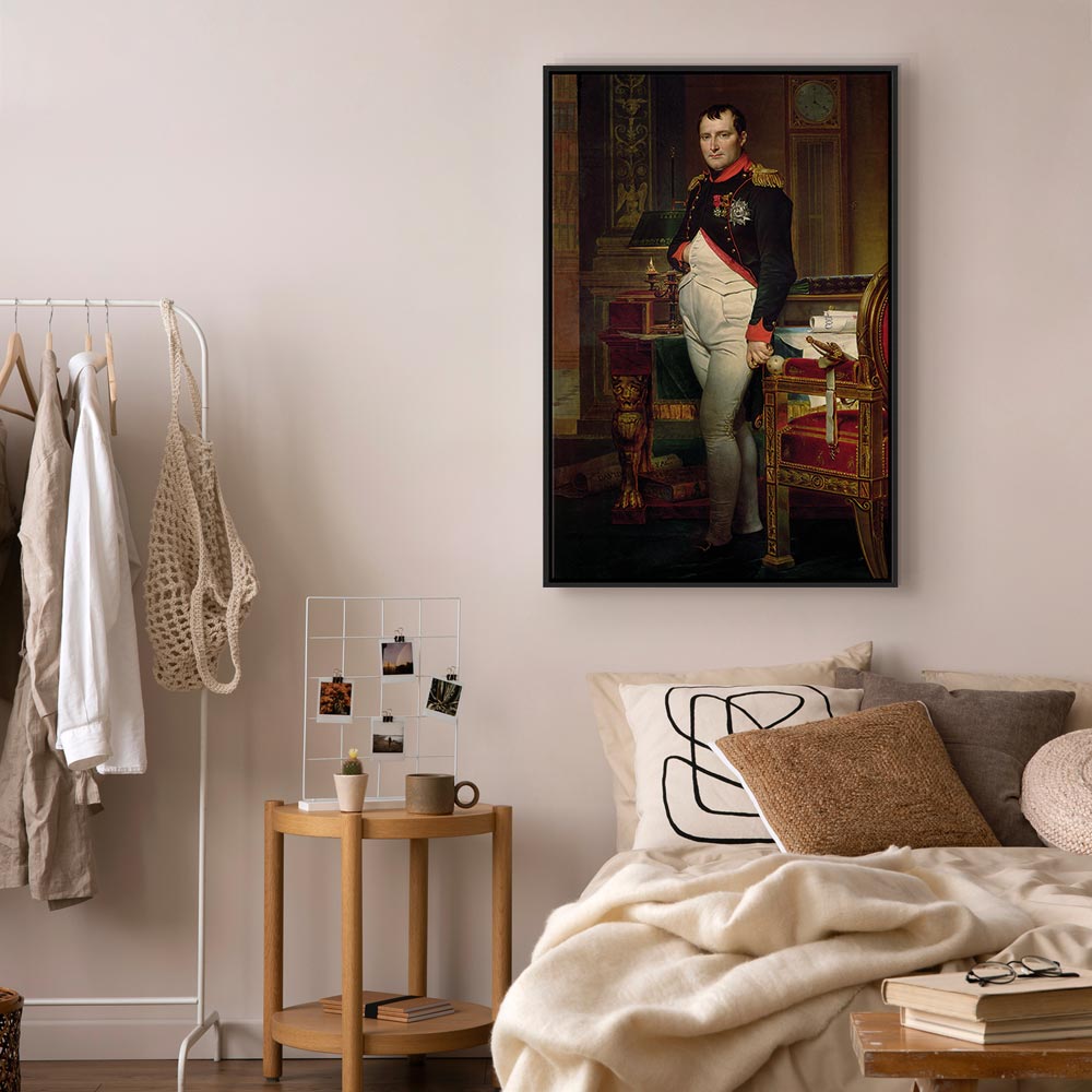 Canvas Print Napoleon Bonaparte (Jacques-Louis David)