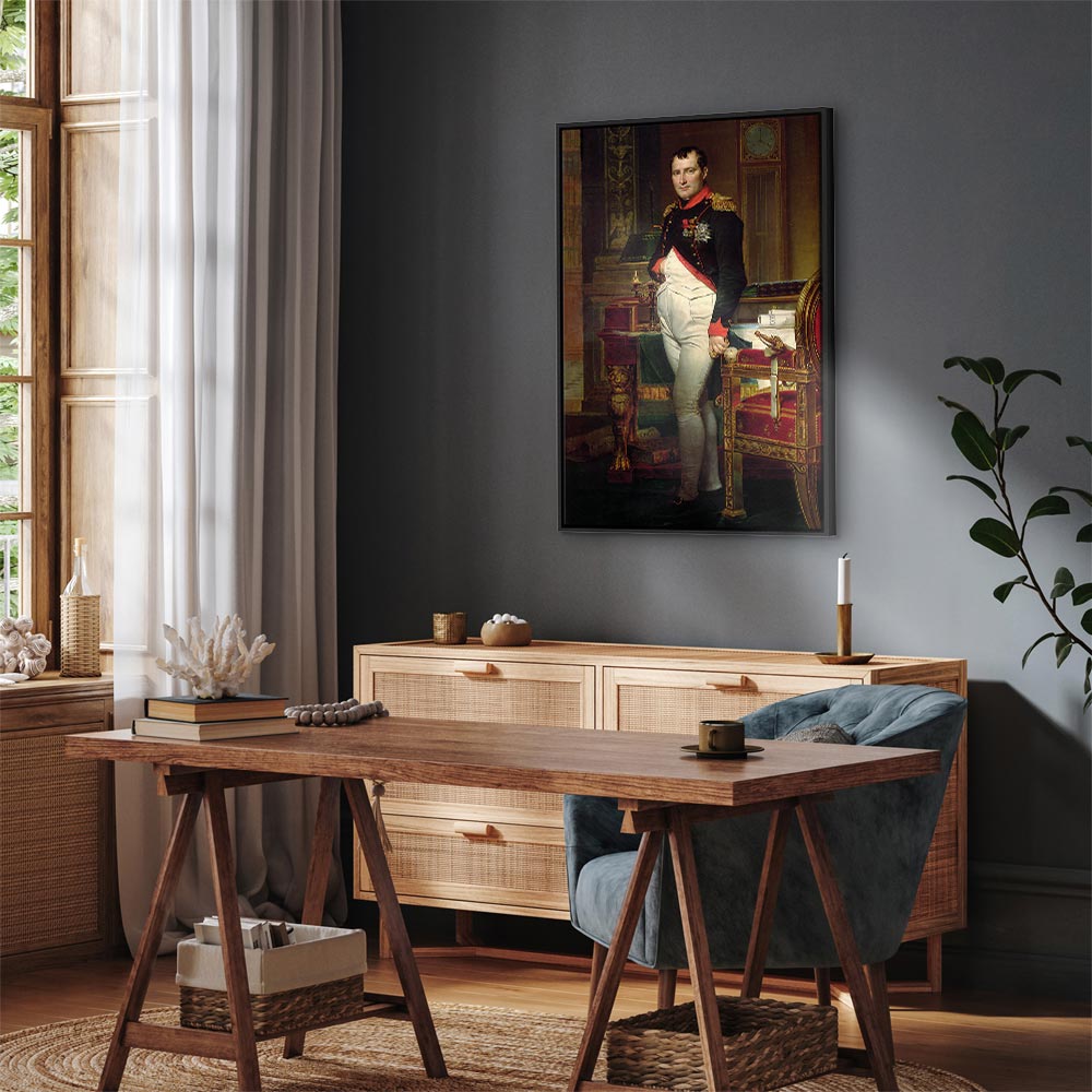 Canvas Print Napoleon Bonaparte (Jacques-Louis David)