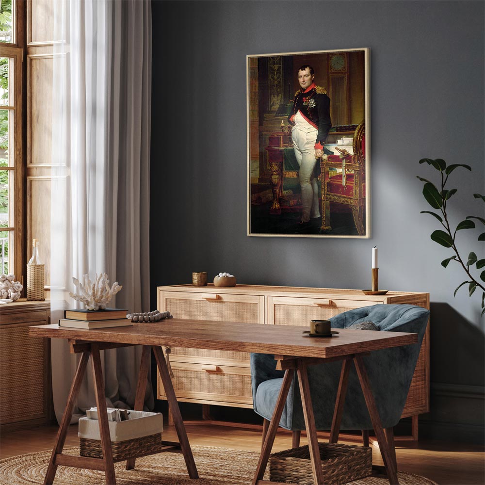 Canvas Print Napoleon Bonaparte (Jacques-Louis David)
