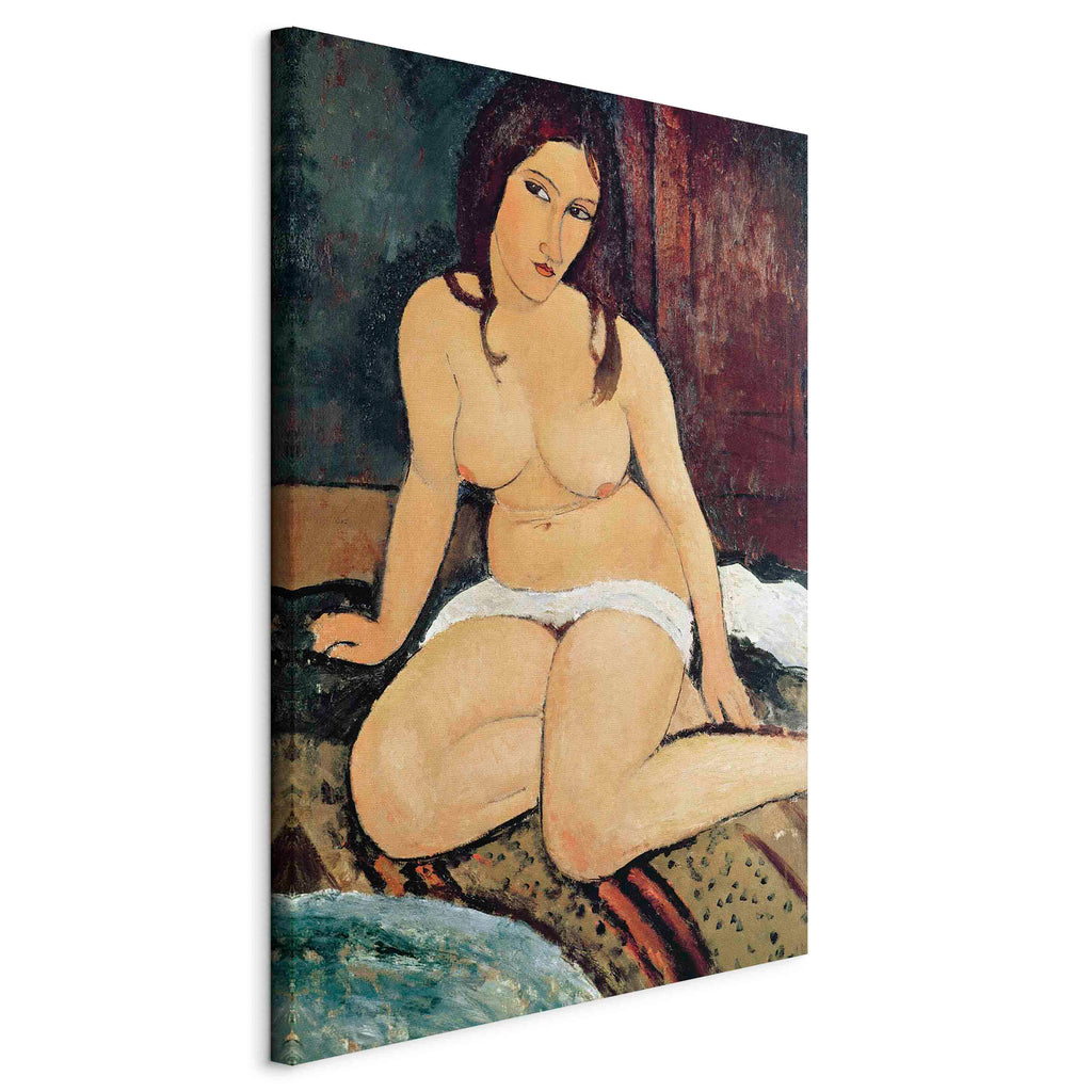 Canvas Print Seated Nude by Modigliani