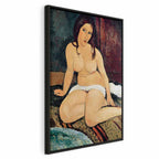 Canvas Print Seated Nude by Modigliani