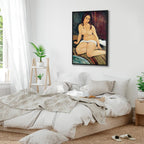 Canvas Print Seated Nude by Modigliani