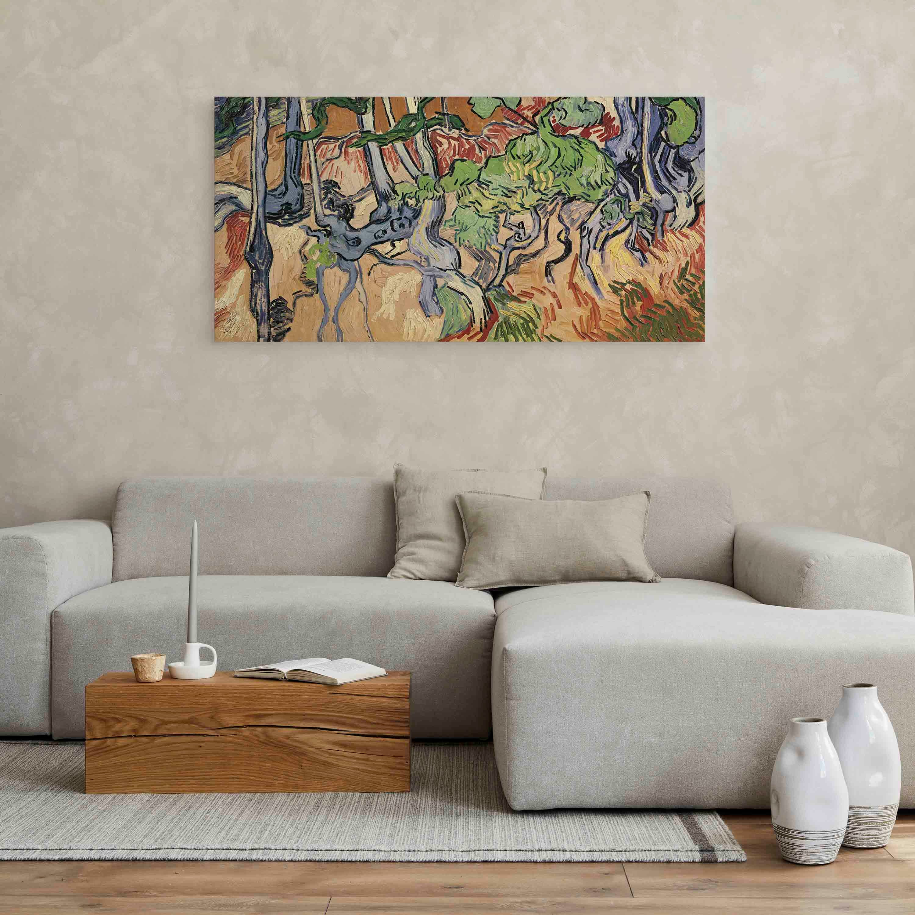 Canvas Print Tree roots by Vincent van Gogh