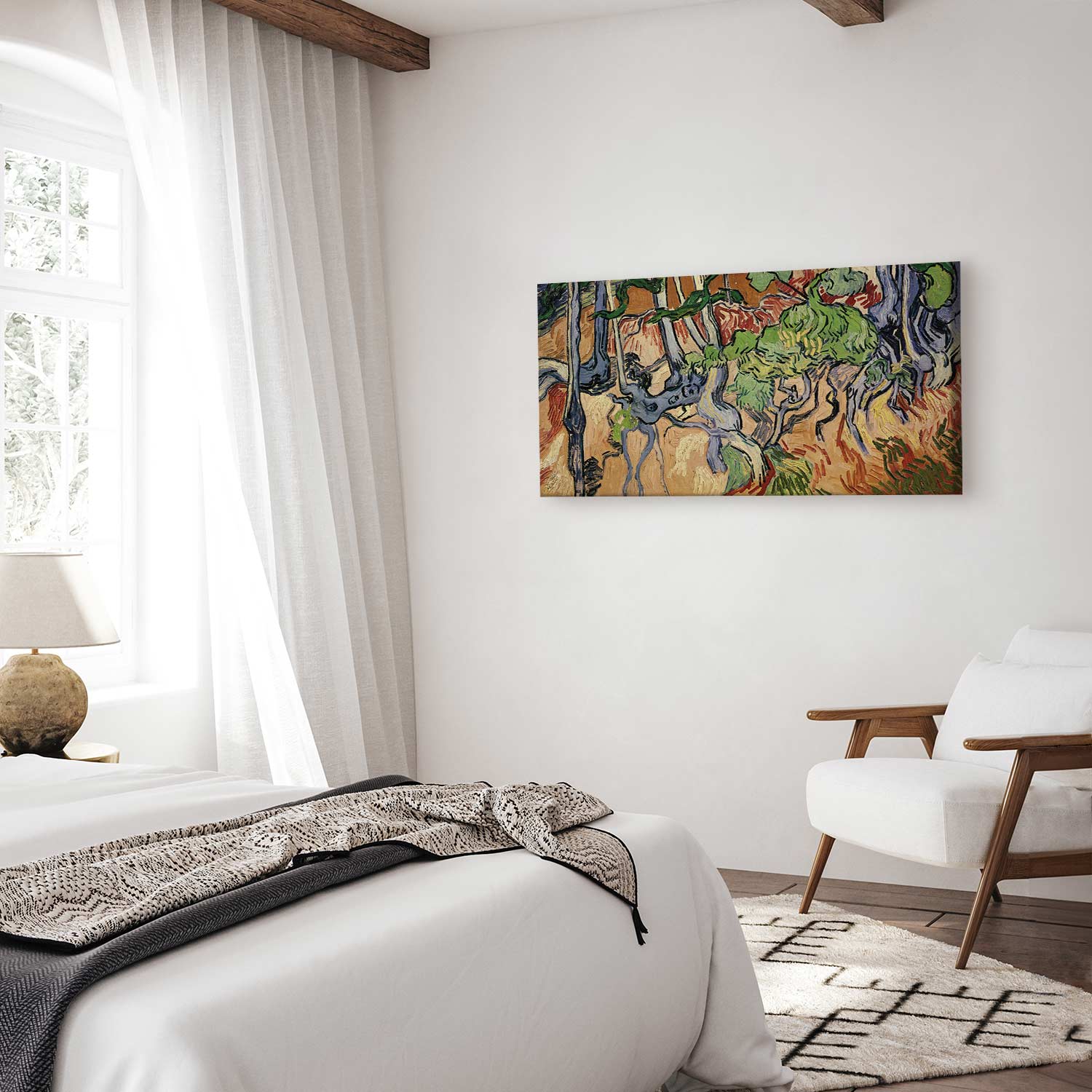 Van Gogh Tree Roots Classic Canvas Print