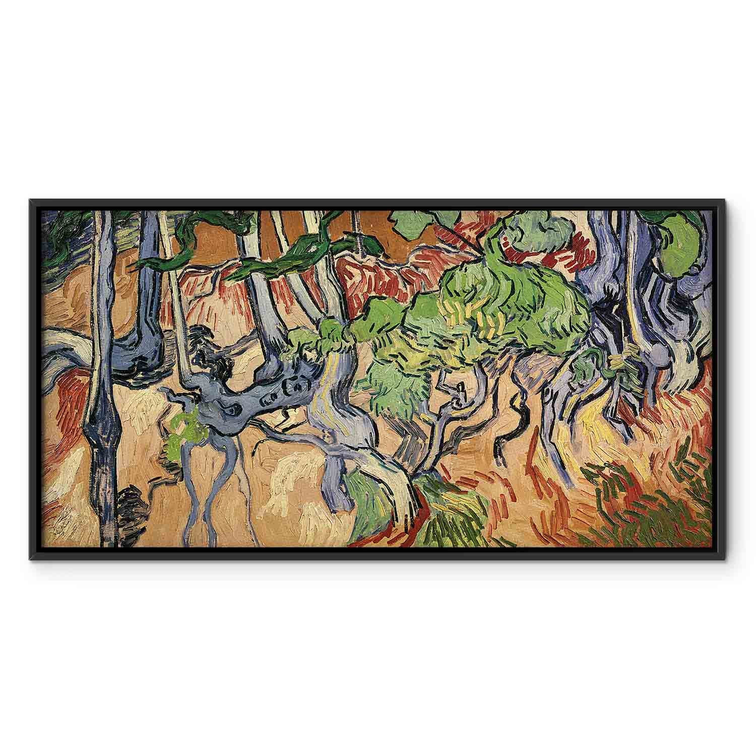 Van Gogh Tree Roots Classic Canvas Print