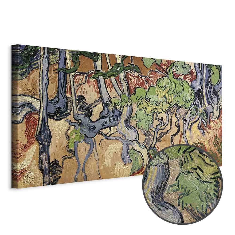 Van Gogh Tree Roots Classic Canvas Print