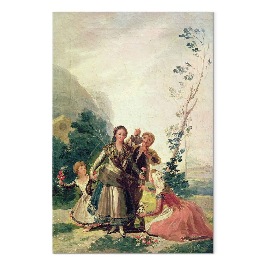 Goya The Flower Girls Spring Classic DIY Large Canvas Print