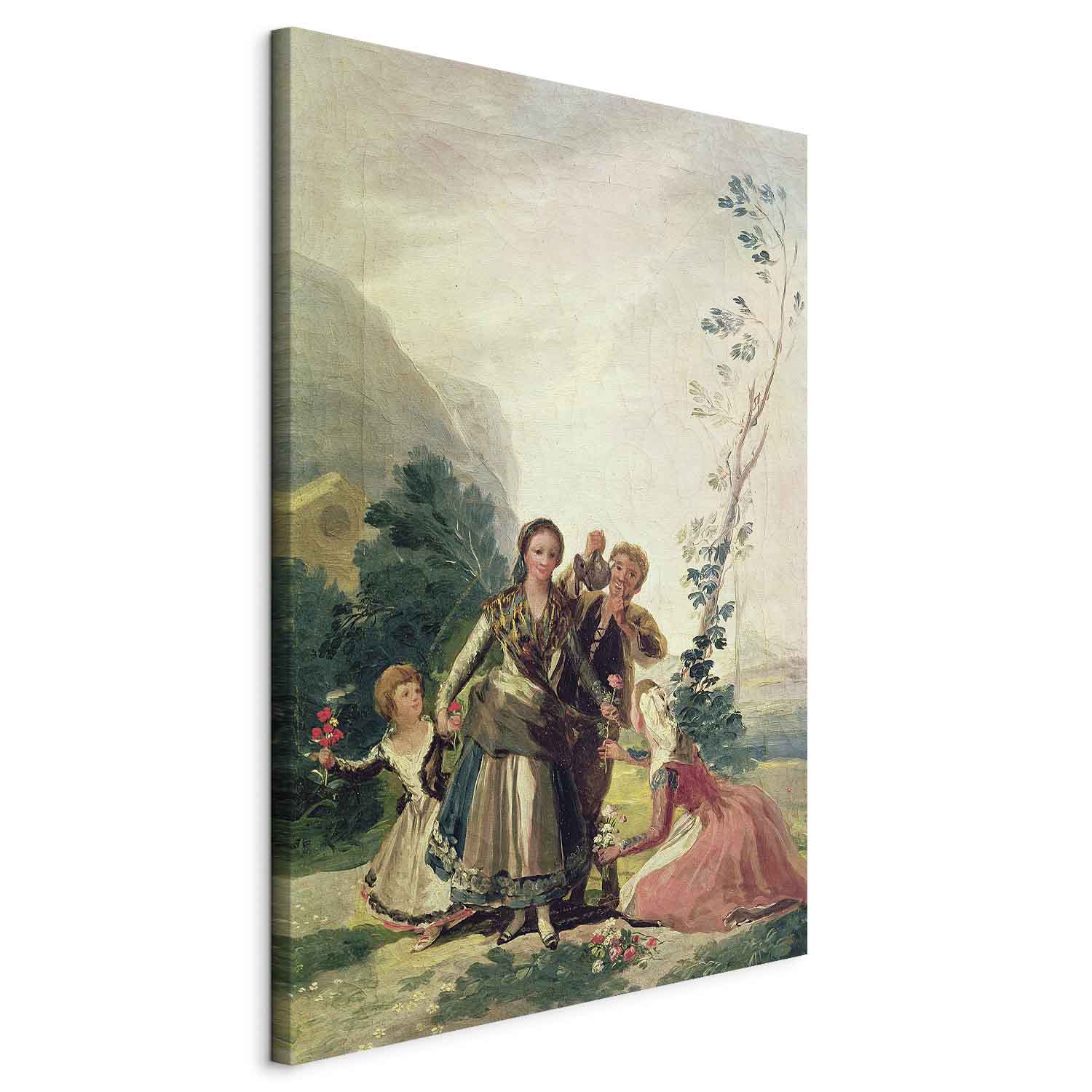 Goya The Flower Girls Spring Classic DIY Large Canvas Print