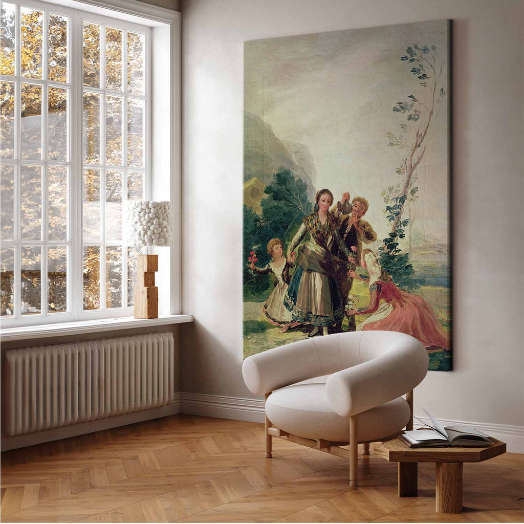 Goya The Flower Girls Spring Classic DIY Large Canvas Print