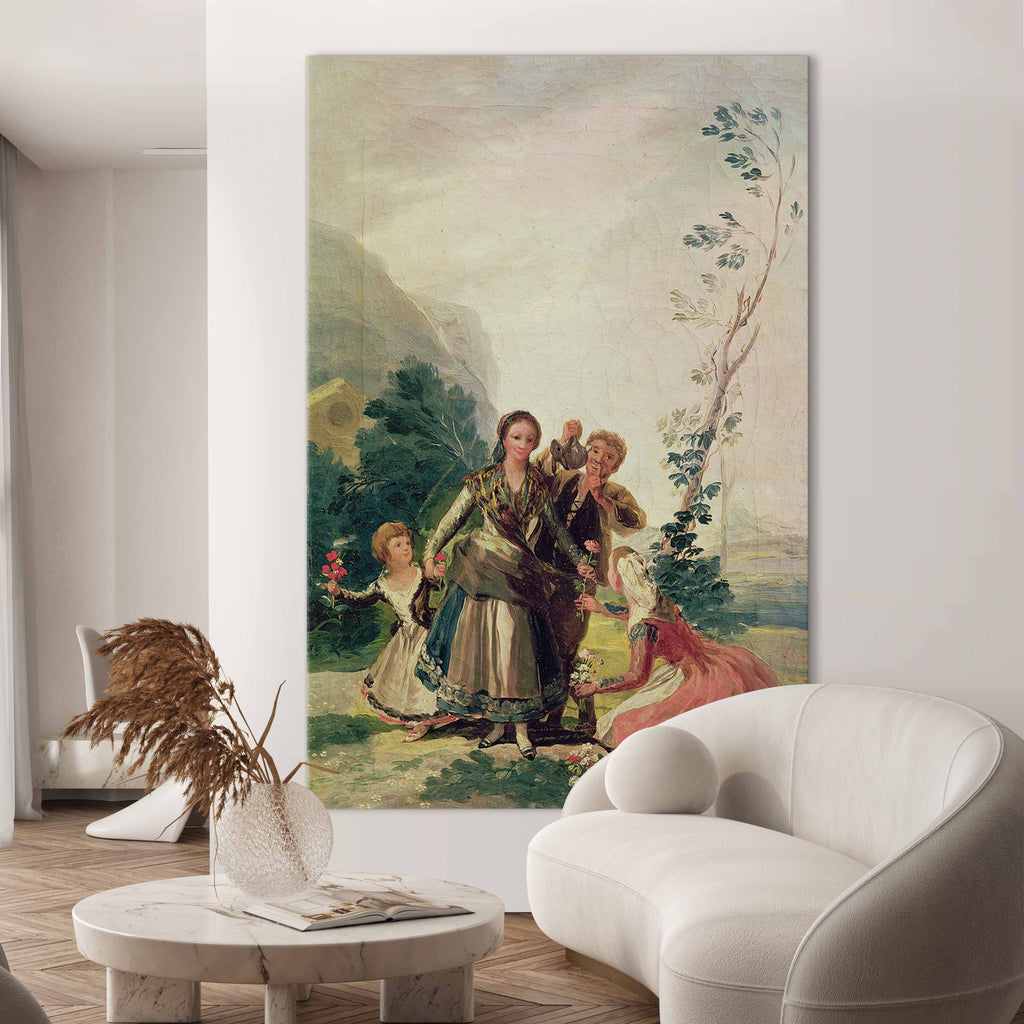 Goya The Flower Girls Spring Classic DIY Large Canvas Print