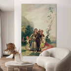 Goya The Flower Girls Spring Classic DIY Large Canvas Print