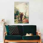 Canvas Print - Spring or the Flower Seller by Francisco Goya
