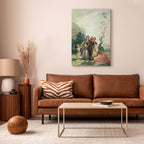 Canvas Print - Spring or the Flower Seller by Francisco Goya