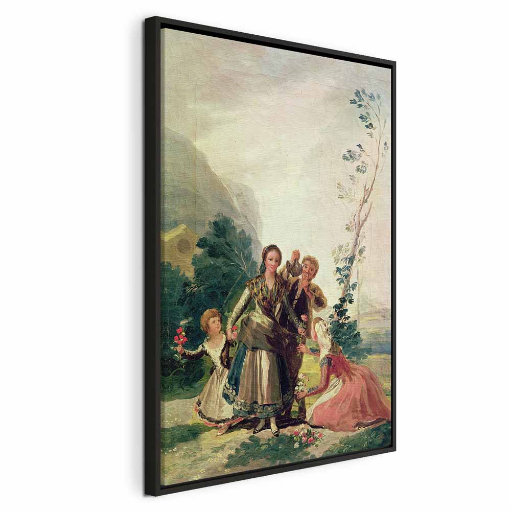 Canvas Print - Spring or the Flower Seller by Francisco Goya