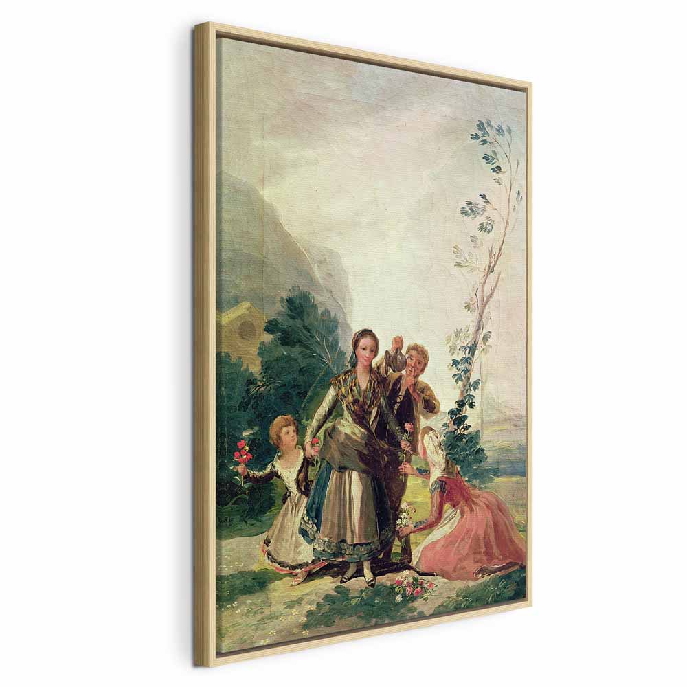 Canvas Print - Spring or the Flower Seller by Francisco Goya