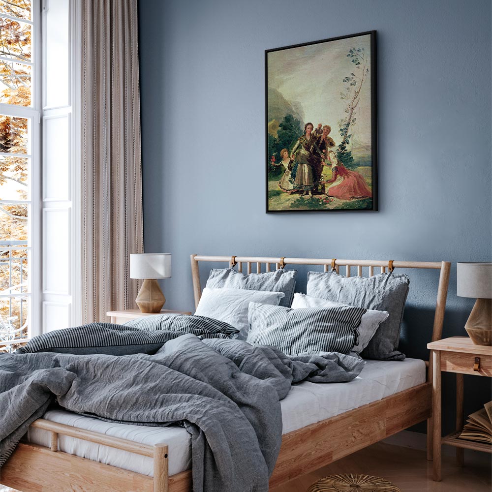 Canvas Print - Spring or the Flower Seller by Francisco Goya