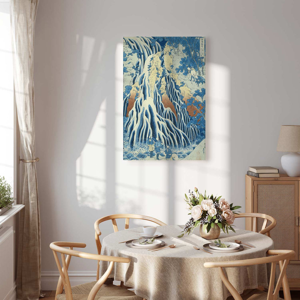 Kirifuri Waterfall Japanese Landscape Canvas Print