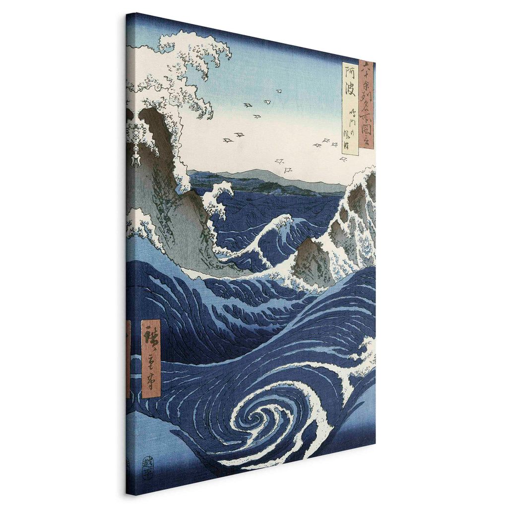 Canvas Print Naruto whirlpools view - Reproduction