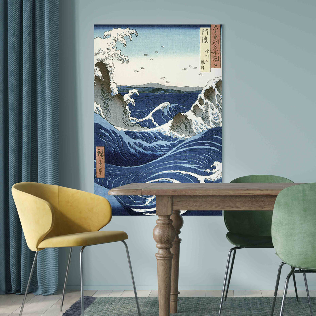 Canvas Print Naruto whirlpools view - Reproduction