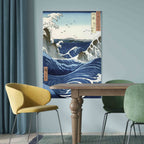 Canvas Print Naruto whirlpools view - Reproduction