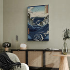 Canvas Print Naruto whirlpools view - Reproduction