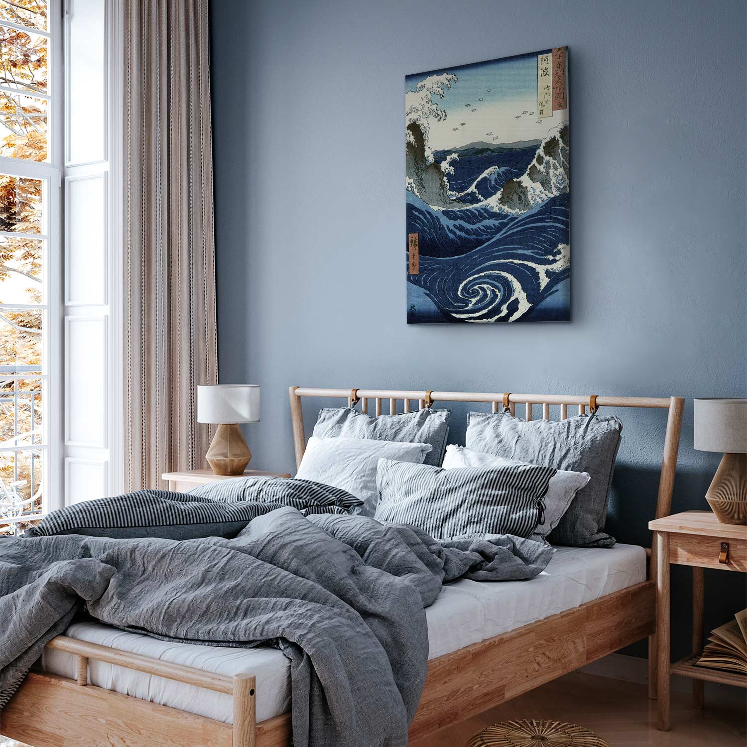 Naruto Whirlpools Japanese Seascape Classic Canvas Print