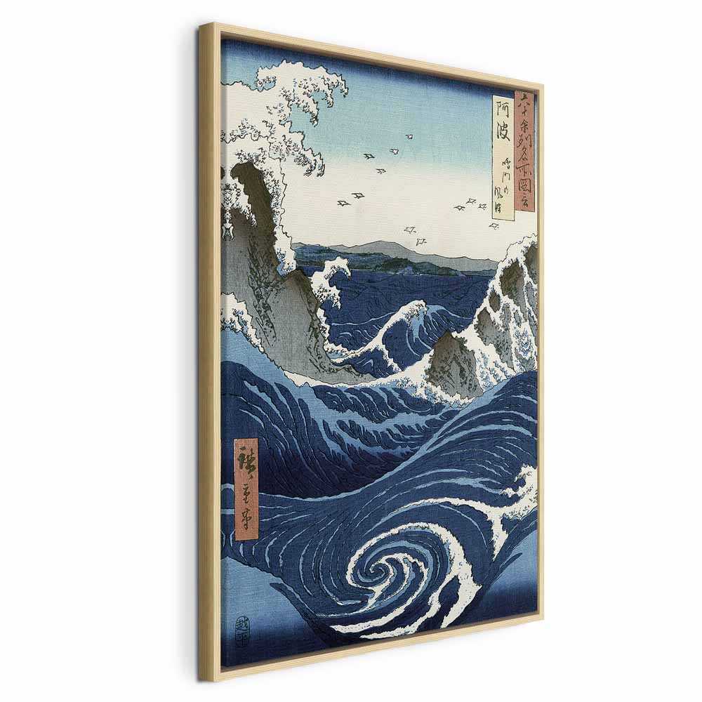Canvas Print Naruto whirlpools view - Reproduction