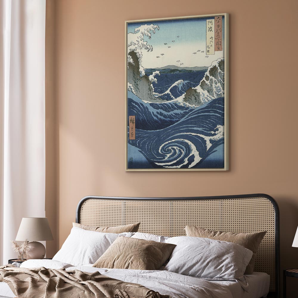Canvas Print Naruto whirlpools view - Reproduction